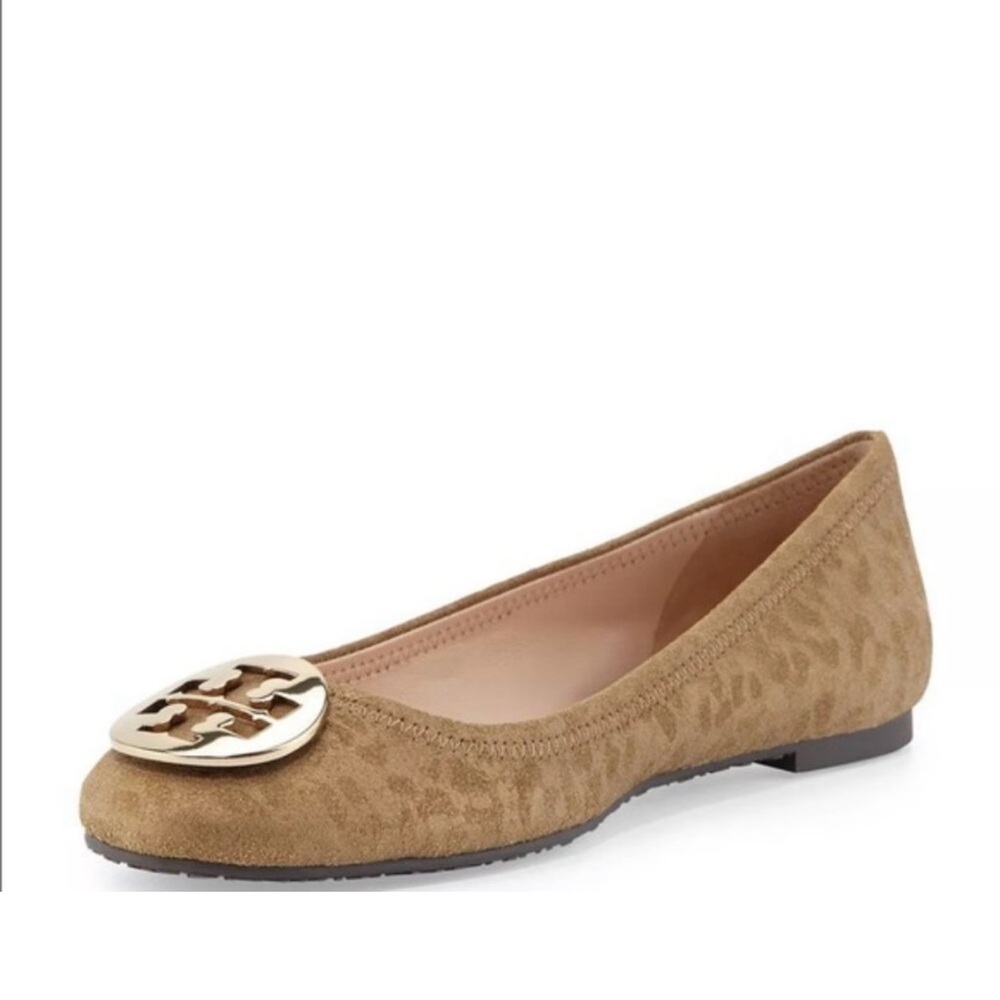 SOLD Tory Burch Reva Ballet Powdered Cheetah Print Flats